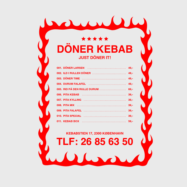 DÖNER MENU T-SHIRT