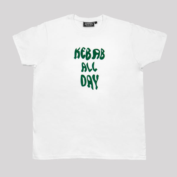 KEBAB ALL DAY T-shirt (stort logo)